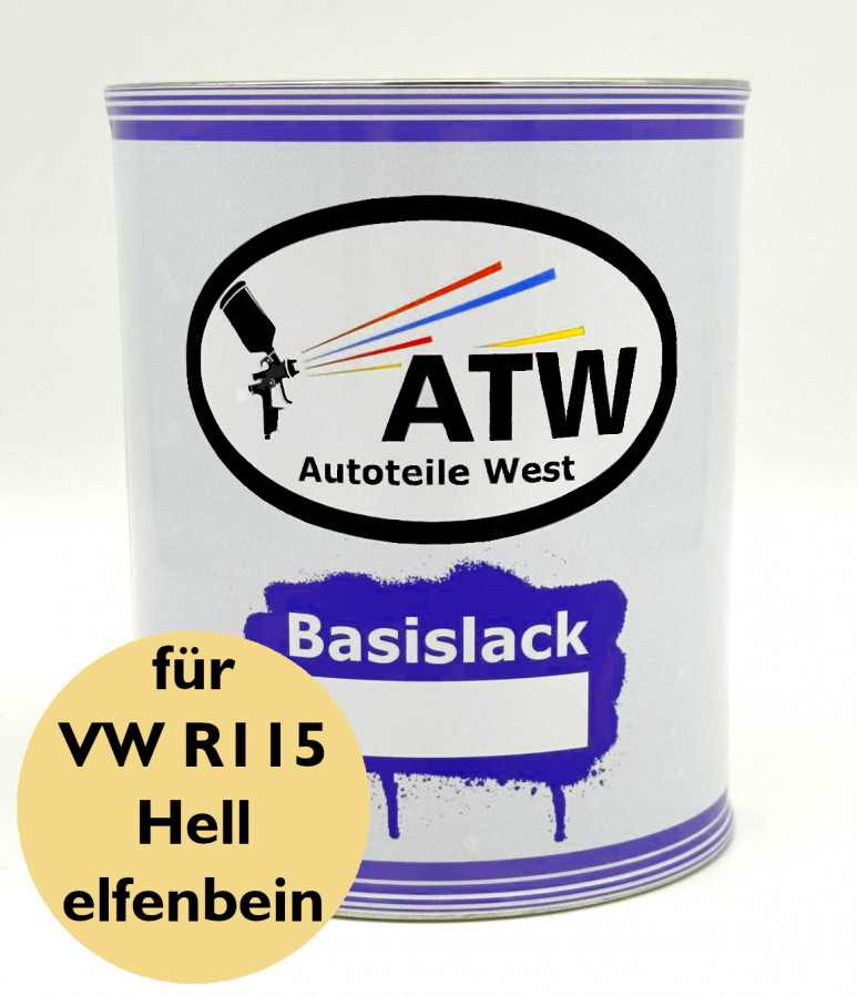 Autolack für VW R115 Hellelfenbein